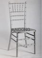 HDW-CV-U02 Silver Wood Chiavari Chair