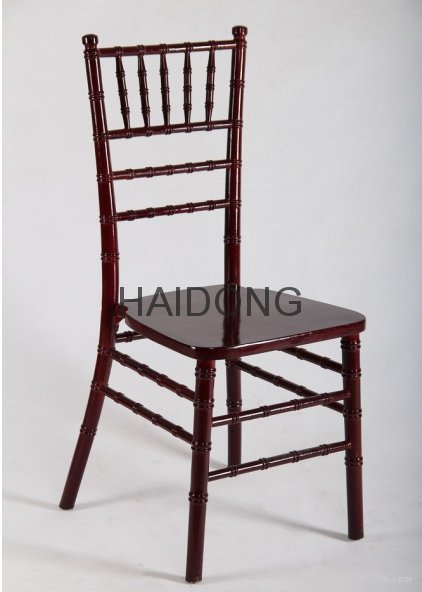 HDW-CV-U05D Dark-Mahogany Wooden Chiavari Chair