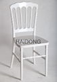 R-NP-U01 White Resin Napoleon Chair