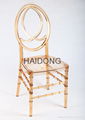 R-PX-A05 Transparent-Amber Resin Phoenix Ballroom Chair