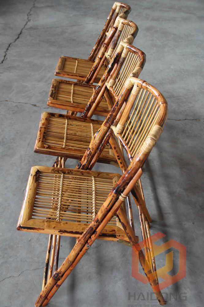 Quality Folding Bamboo Garden New Wedding Chair Bamboo Folding