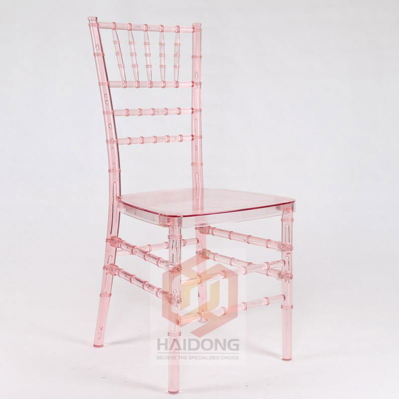 透明亚克力水晶色树脂竹节椅 5