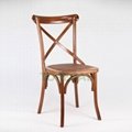 木製叉背餐椅 5