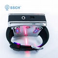 blood circulation machine high blood pressure blue red laser light treatment 