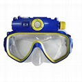 Winait's Diving mask DVR waterproof 30 meters digital camera with 5MP CMOS, LED