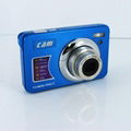 15mp digital camera with 2.7'' TFTdisplay 4x digital zoom 3 x optical zoom 