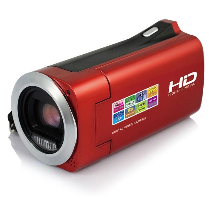 HD720P數碼攝像機與2.7英吋TFT顯示器最大16像素的