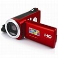 HD720P數碼攝像機與2.7英吋TFT顯示器最大16像素的4倍數碼變焦 2
