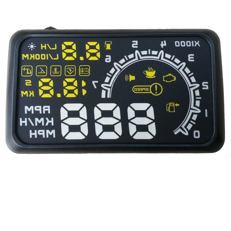 Car speed display and head up display with 5.5'' display 2 color 2