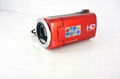HD720P数码摄像机与2.7英寸TFT显示器最大16像素的4倍数码变焦