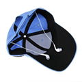 藍牙太陽防嗮帽子可支持無線通話音樂播放