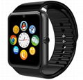 GT08 smart watch phone, sim card and memory card, support android and iphone  3