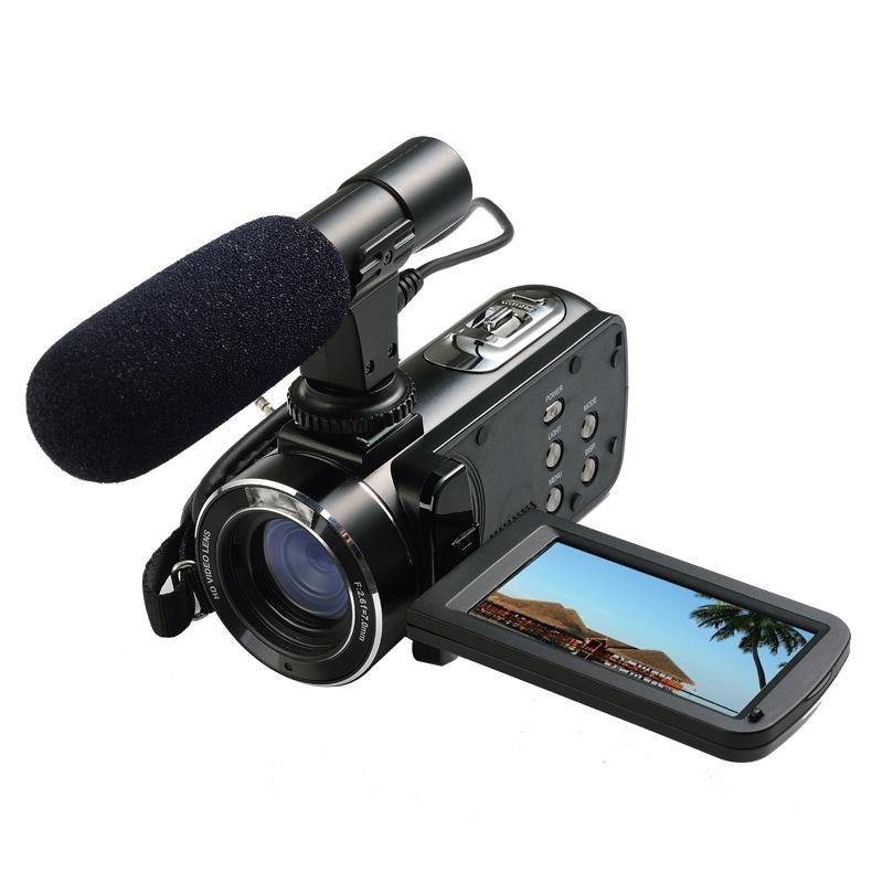 24MP WIFI digital video camcorder with 3.0'' touch display and 16x digital zoom 2