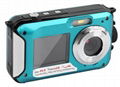 24mp waterproof digital camera with dual display 6