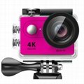 H9 super 4k wifi action sports camera with 2.0'' TFT dsiplay 5