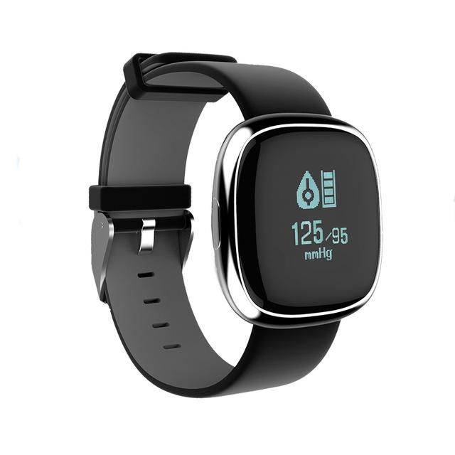 p2 waterproof smart watch with heart rate and blood pressure