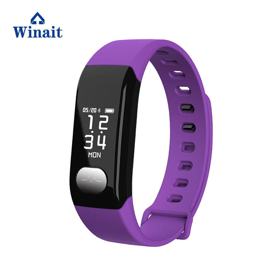 E29 ip67 waterproof heart rate, blood pressure smart bracelet/wrist band 3