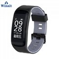 F4 ip68 waterproof heart rate smart bluetooth wrist band 3