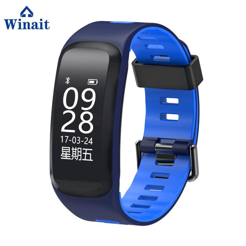 F4 ip68 waterproof heart rate smart bluetooth wrist band 4