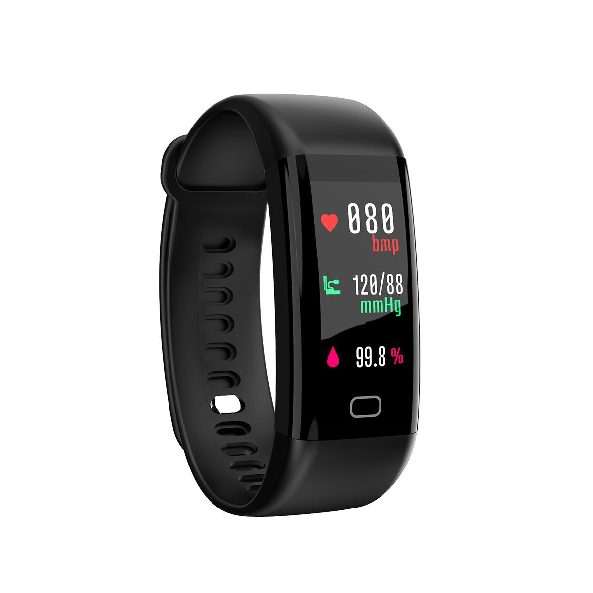 F07 color display ip68 waterproof digital bluetooth band with heart rate 3