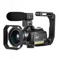 NEW UHD 4K Digital video camera with 12x optical zoom digital video camcorder