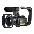 NEW UHD 4K Digital video camera with 12x optical zoom digital video camcorder