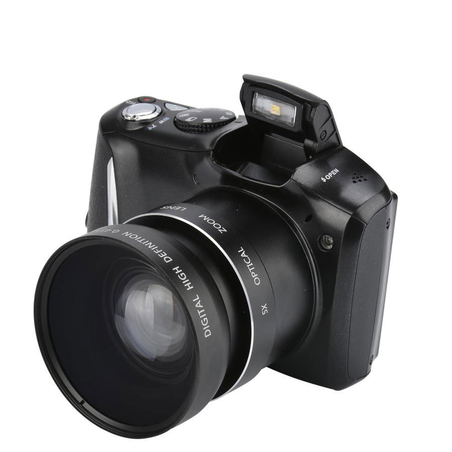 Winait 5X Optical zoom dslr digital camera max 24mp with 3.0'' TFT display 3