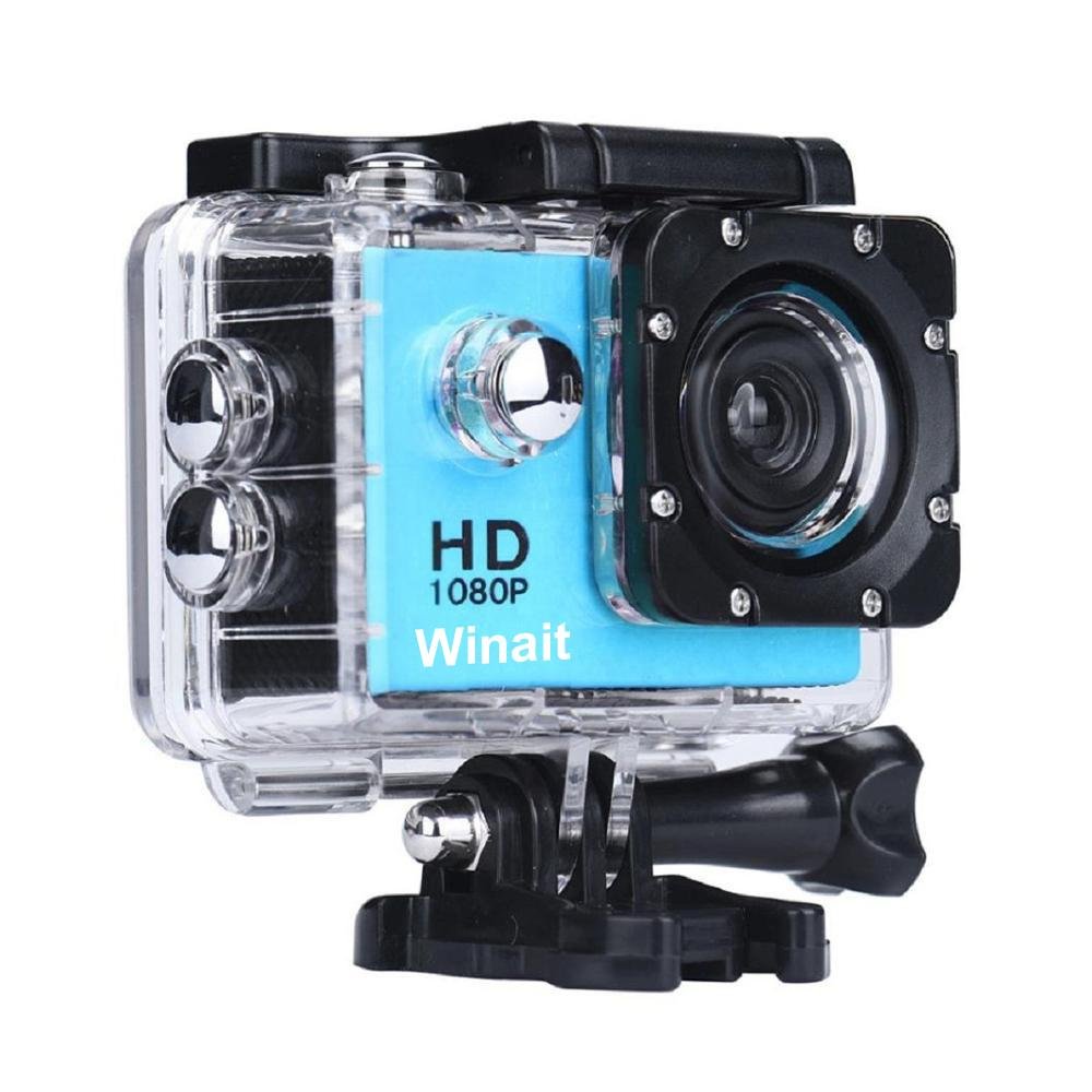 A8 full hd 1080p waterproof sports camera with 120 degree wide angle   2