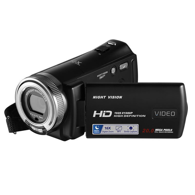  20 mega pixels night vision digital video camera