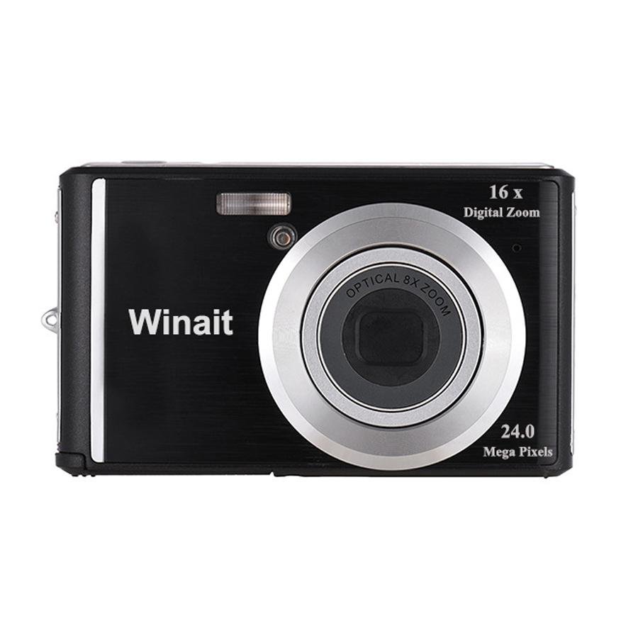 Winait 24 mega pixels compact digital camera with 2.4'' Color dispay 2