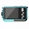 24mp waterproof digital camera with dual display 8