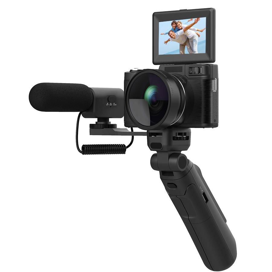 Max 48MP Vlog digital Video camera with 3.0'' IPS Color display