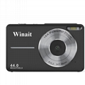 Winait Max 44 Mega Pixels Digital Compact Camera with 2.4'' TFT Color Display