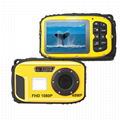 Full HD1080p Waterproof Digital Camera 48 Mega Pixels with 2.4'' Color Display 1