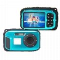 Full HD1080p Waterproof Digital Camera 48 Mega Pixels with 2.4'' Color Display 2