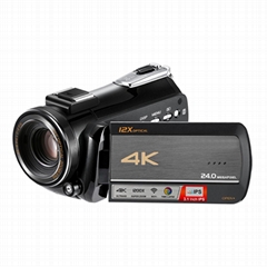 NEW UHD 4K Digital video camera with 12x optical zoom digital video camcorder