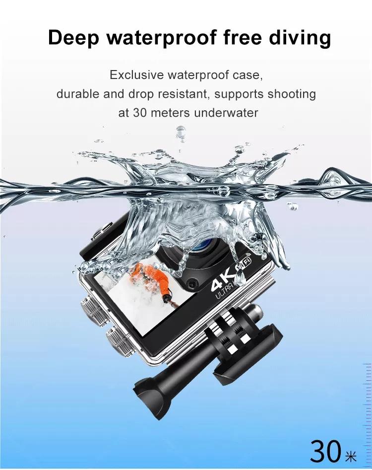 V30 4k Waterproof Action Camera with Dual Display 3