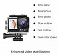 V30 4k Waterproof Action Camera with Dual Display