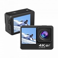 V35 4k Waterproof Action Camera with Dual Display