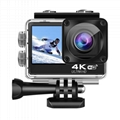 V35 4k Waterproof Action Camera with Dual Display 9