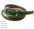 studded pu belt