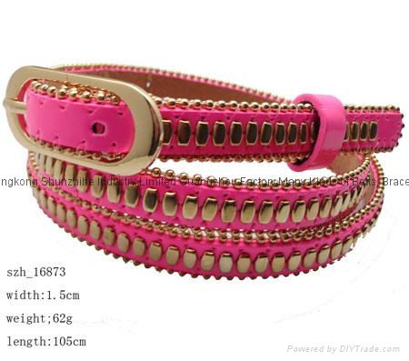 studded pu belts