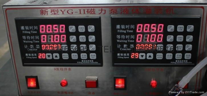 Semi-automatic liquid filling machine series 2