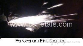 Ferrocerium Half Round Rod for Flint Sparking Gloves and Magnesium Firestarter  4