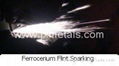 Ferrocerium Half Round Rod for Flint Sparking Gloves and Magnesium Firestarter 