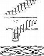 Tantalum stents made of tantalum wire