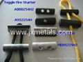 Ferrocerium toggle button or Fire Stick toggle button