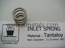 Tantaloy Inlet Valve Spring for Gas Chlorinators / Chlorine Feeders