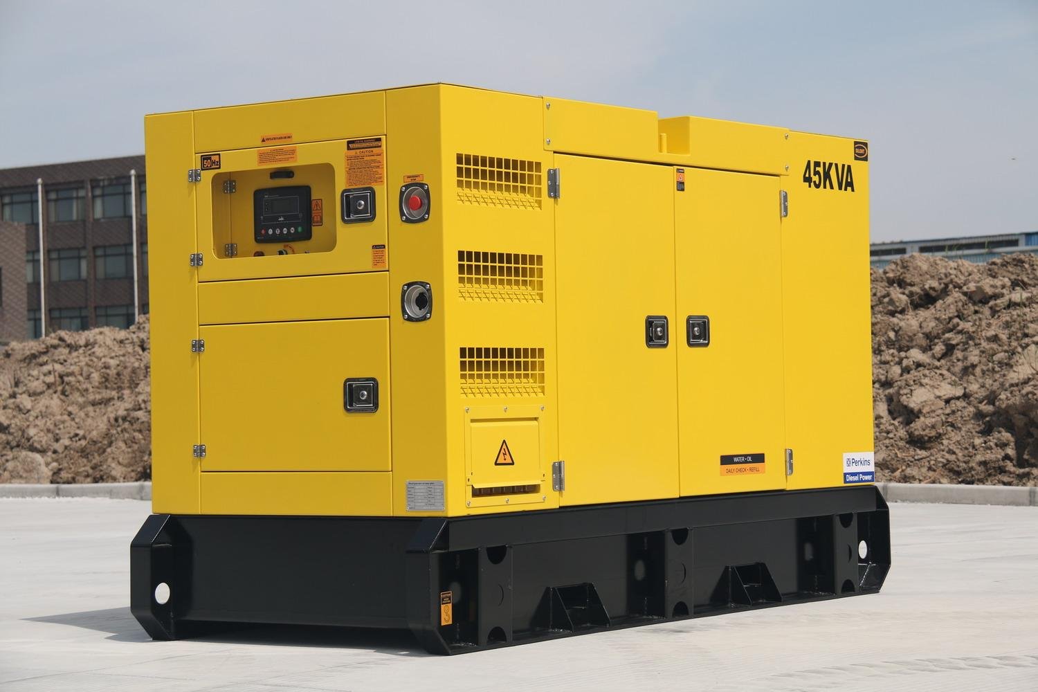 Perkins diesel generator set 45kva 1103A-33TG1