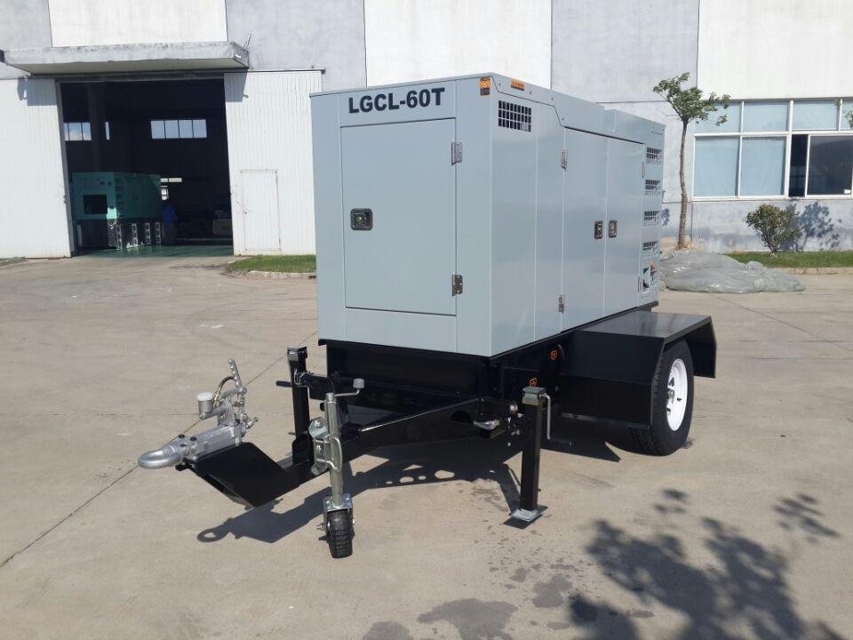 mobile diesel generator for telecom,with trailer, powered by Perkins,Cummins etc 2